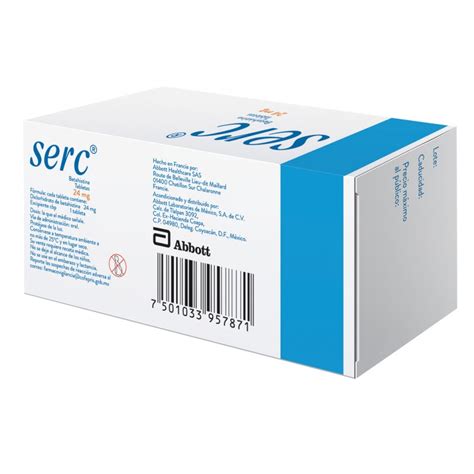 Serc® 24 Mg C30 Tabs