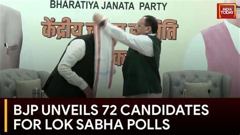 Bjp Releases Second List For Lok Sabha Elections Featuring