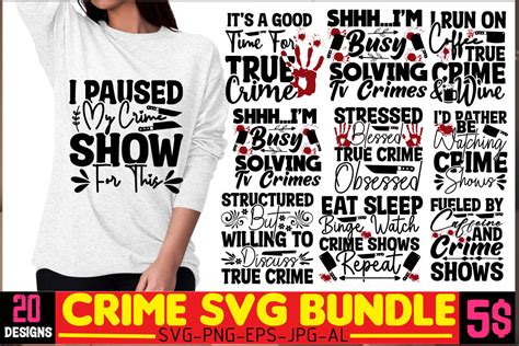 Crime SVG Bundle Graphic By SimaCrafts Creative Fabrica