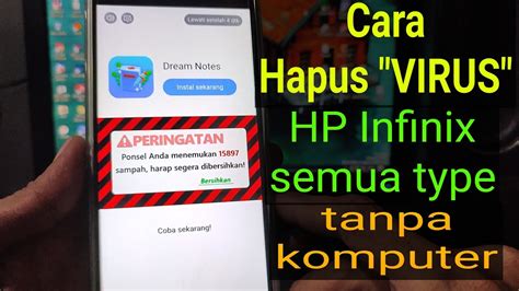 Cara Hapus Virus Iklan Di Hp Infinix Youtube