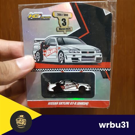 Jual Pin Hot Wheels Collector Indonesia R34 Hadap Kanan Shopee Indonesia