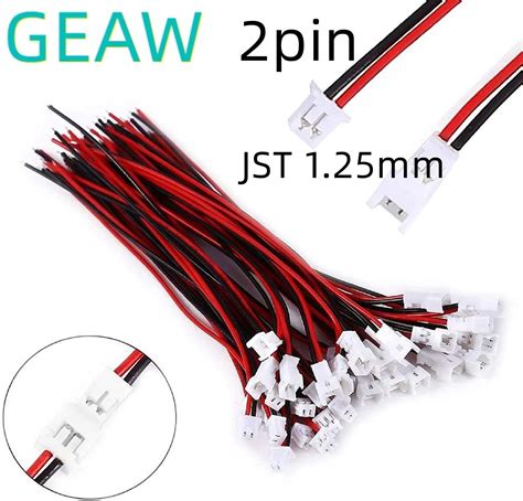 40pcs Micro Jst 125mm 2 Pin Male And Female Connector Plug With Wire 100mm Wire Cables