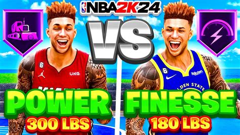 The Power Vs Finesse Slasher Build In Nba K Youtube