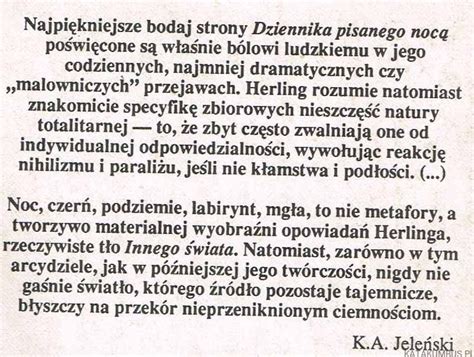 Dziennik pisany nocą 1971 1972 GUSTAW HERLING GRUDZIŃSKI katakumbus pl