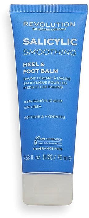 Revolution Skincare Salicylic Acid Smoothing Heel Foot Balm B Lsamo