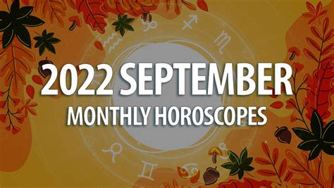 September Monthly Horoscopes Horoscopeoftoday