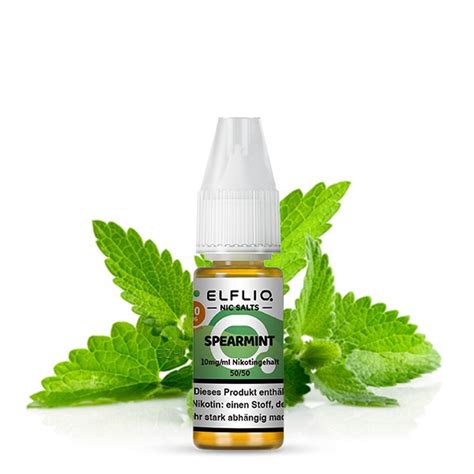 Elfbar Elfliq NicSalt Liquid Spearmint Liquid Helden 8 49