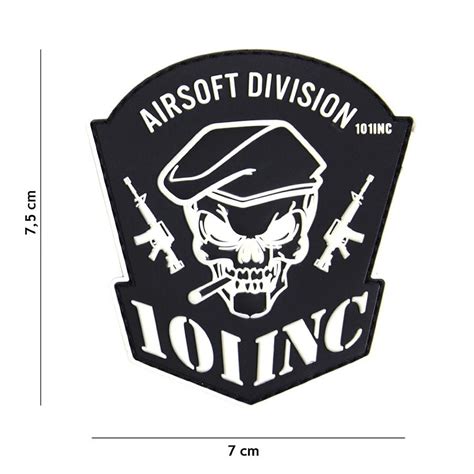 Le Stock Americain Patch 3D PVC Airsoft Division