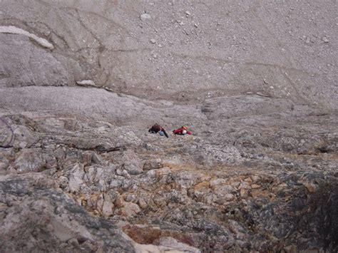 Lavaredo Cima Grande Di Via Comici Dimai Arrampicata Free