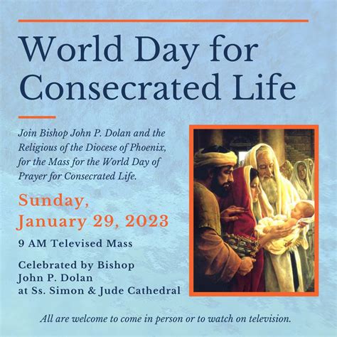 World Day Of Prayer For Consecrated Life The Roman Catholic Diocese