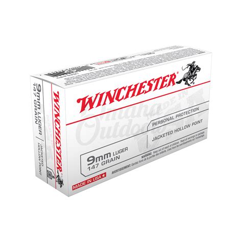 Winchester White Box Mm Gr Jhp Rounds In Stock