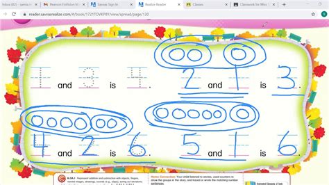 Kindergarten Math Lesson 7 1 Youtube