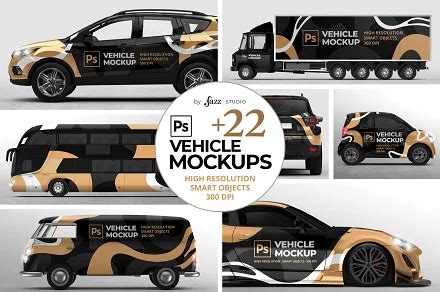 Sport Car Mockup | Photoshop Templates ~ Creative Market