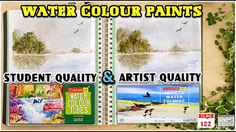 Difference In Artist Quality And Student Quality Watercolour Paints