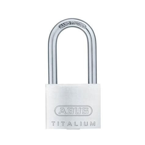 Mm Long Shackle Titanium Padlock Ti Hb Abus Cablematic