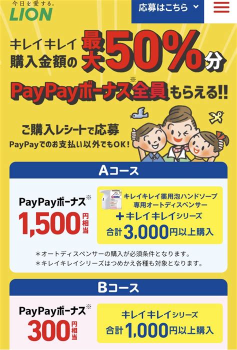 再び、キレイキレイ×paypayキャンペーン★ ひものすけ2のブログ★