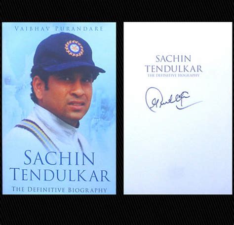 Cricket - SACHIN TENDULKAR SIGNED AUTOBIOGRAPHY was sold for R600.00 on ...