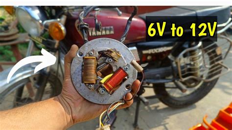 Rx 100 Coil Modification 6v To 12v For Rx100 Loverz YouTube