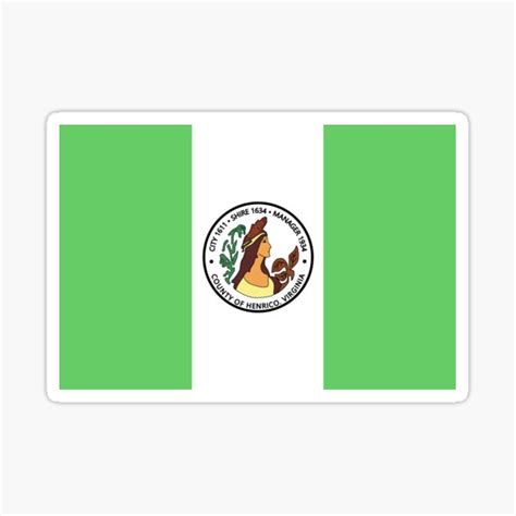 "Flag of the County of Henrico (1984) - Flag Merch" Sticker for Sale by ...