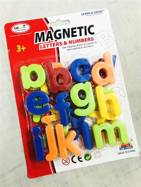 First Classroom Magnetic Lowercase Letters In A Small Blister Card, 1.5 ...