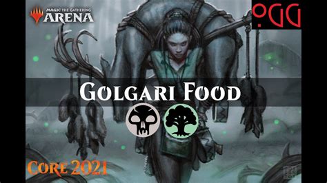 MTG Arena Deck Tech Standard 2021 Golgari Food M21 YouTube