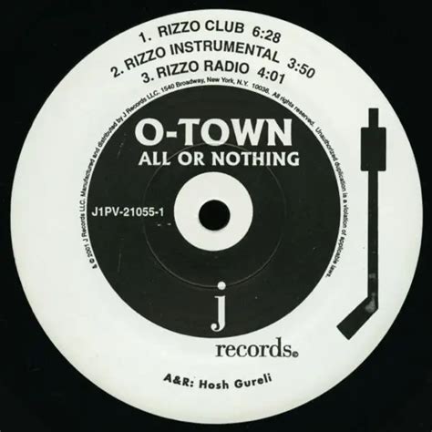 O-Town All or nothing (Vinyl Records, LP, CD) on CDandLP