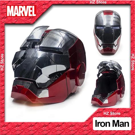 Casco Electr Nico De Iron Man De Marvel 1 1 Mark 5 Control De Voz Ojos