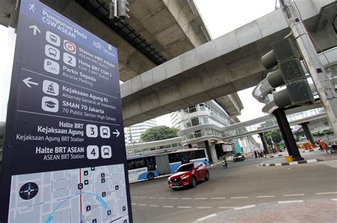 Keren Intip Skybridge Csw Yang Integrasikan Halte Transjakarta Dan Mrt