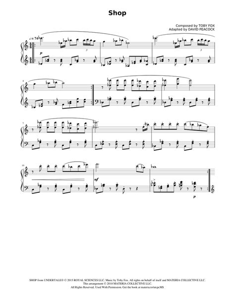 Shop Undertale Complete Piano Sheet Music Sheet Music For Piano Solo