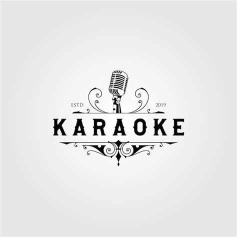 Karaoke Logo Premium Vector