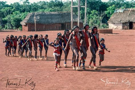 Kayapo Tribe Gorotire Kayapo Reserve Brazilian Amazon Thomas L Kelly