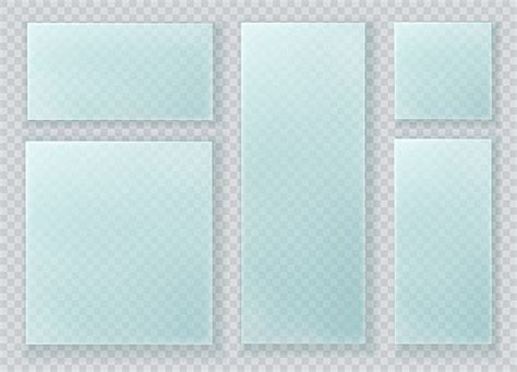 Transparent Glass Plates Vector Art Png Transparent Glass Plate Set