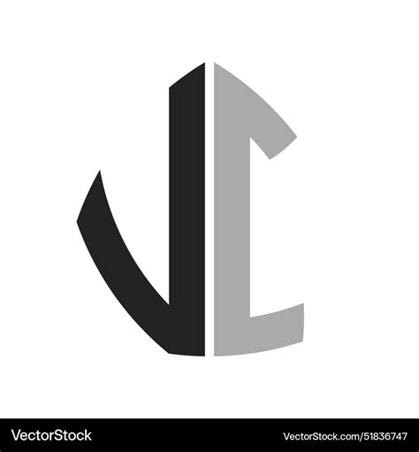 Modern creative vi logo design letter icon Vector Image