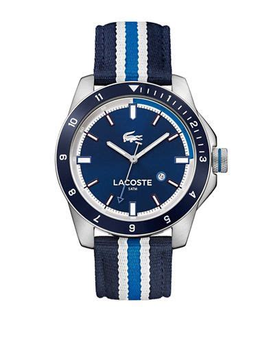 Lacoste Mens Blue Analog Durban Watch ModeSens Luxury Watches For