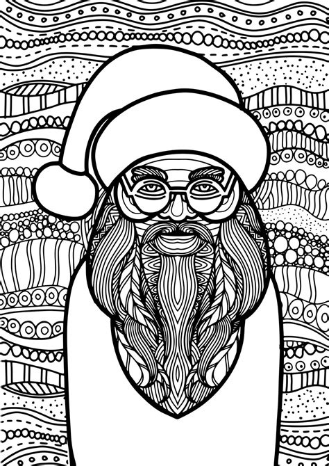 Free Easy To Print Adult Christmas Coloring Pages Tulamama