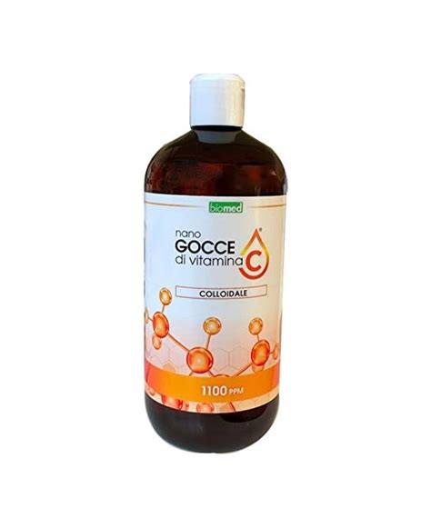 Biomed Nano Gocce Vitamina C Colloidale Pura Ppm Made In Italy