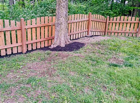 Laying A Mulch Border Under Our Fence Grove House Reno