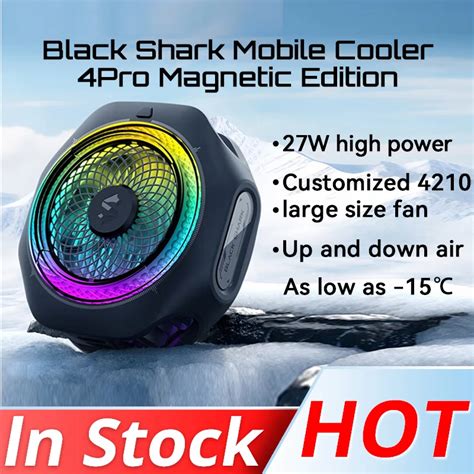 Black Shark Enfriador Magn Tico 4Pro 27W Radiador Funcooler Para Tel