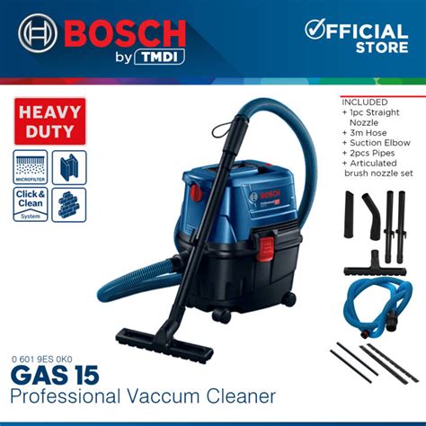 Bosch Professional 1100W 2 IN 1 Heavy Duty Industrial 15L Vacuum