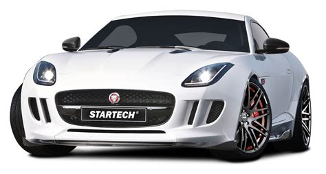 White Startech Jaguar F Type Coupe Sports Car Png Image Todoterreno