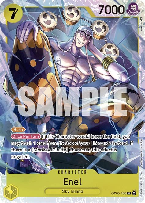 Enel Awakening Of The New Era One Piece Card Game