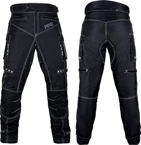 ARD Pantalon de moto pour homme Imperméable Coupe vent Résistant