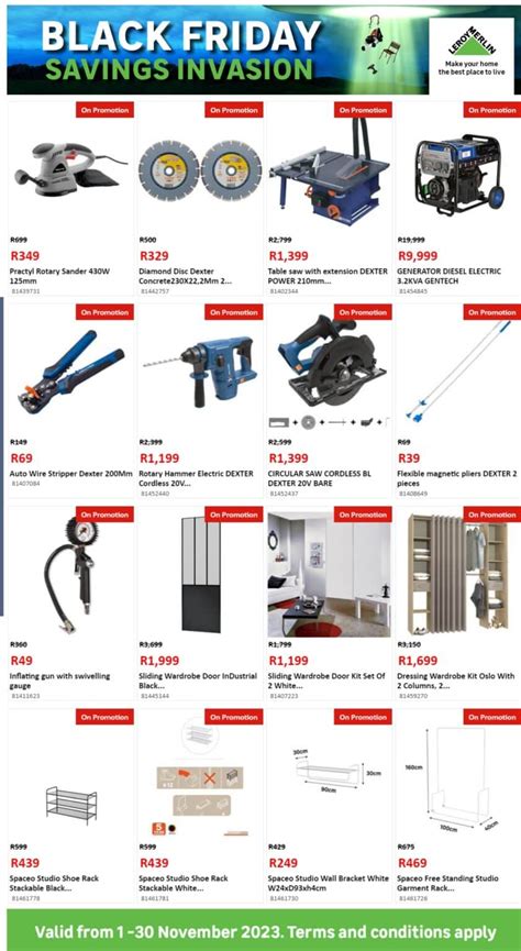 Leroy Merlin Black Friday 2024 Deals And Specials Up To 70 Off