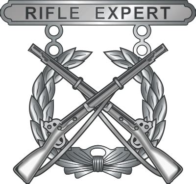 USMC Rifle Expert Qualification Badge Decal - Military Graphics