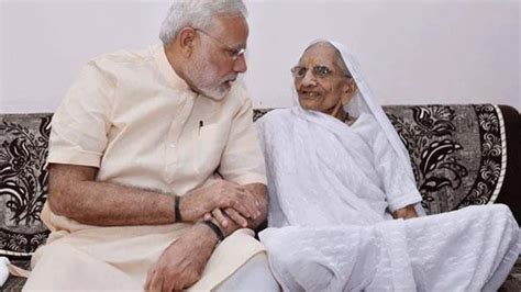 PM Narendra Modi's mother Heeraben donates Rs 25,000 from personal ...