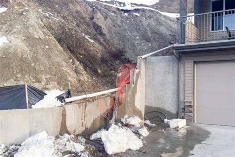 Mudslide Prompts Evacuation Of Vernon Homes Salmon Arm Observer