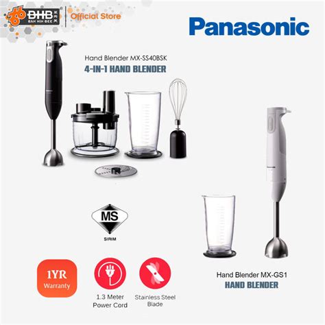 Panasonic MX SS40 MX GS1 4 In 1 Blender Hand Blenders 4 Blade