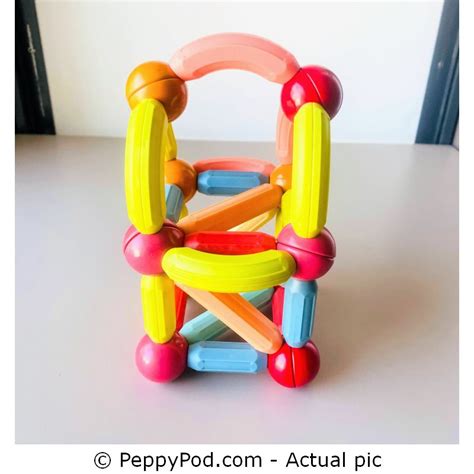 Magnetic Sticks STEM Toy - 36 Pieces - PeppyPod.com