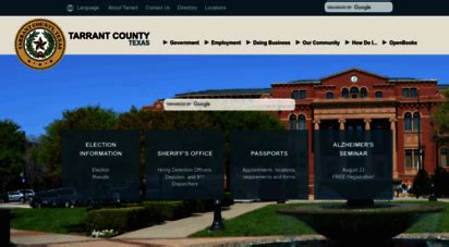 Welcome to Access.tarrantcounty.com - Tarrant County - Home