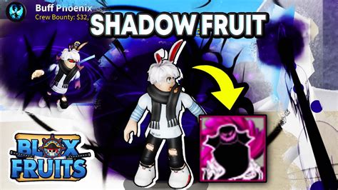 New Shadow Fruit Showcase In Blox Fruits Roblox Youtube